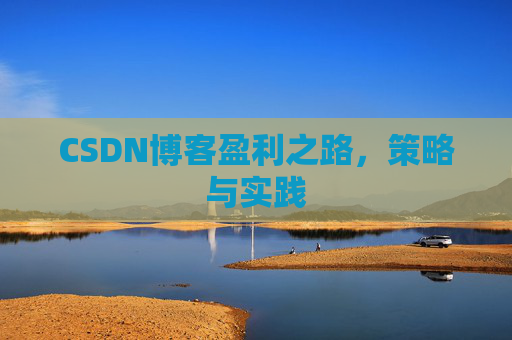 CSDN博客盈利之路，策略与实践